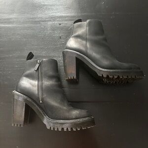 Doc Martens high heel ankle boots